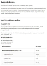 Ashwagandha 700 mg / Vege 60 капсули - Feel You