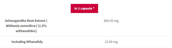 Ashwagandha 800 | Plant Adaptogen - 60 капсули - Feel You