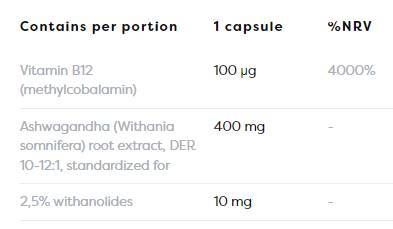 Ashwagandha Extra 400 mg - 120 капсули - Feel You