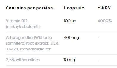 Ashwagandha Extra 400 mg - 60 капсули - Feel You