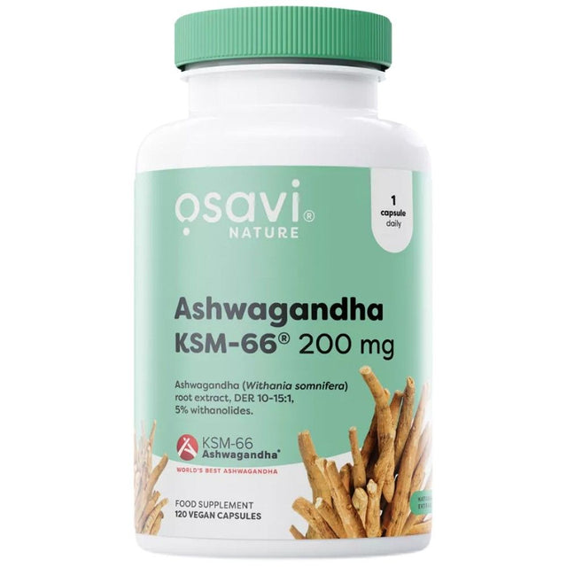 Ashwagandha KSM-66® 200 mg - 120 капсули - Feel You