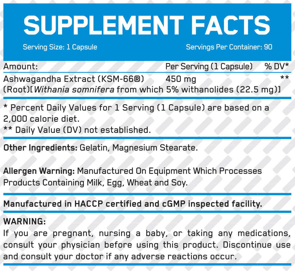Ashwagandha KSM-66 / 90 Caps - Feel You