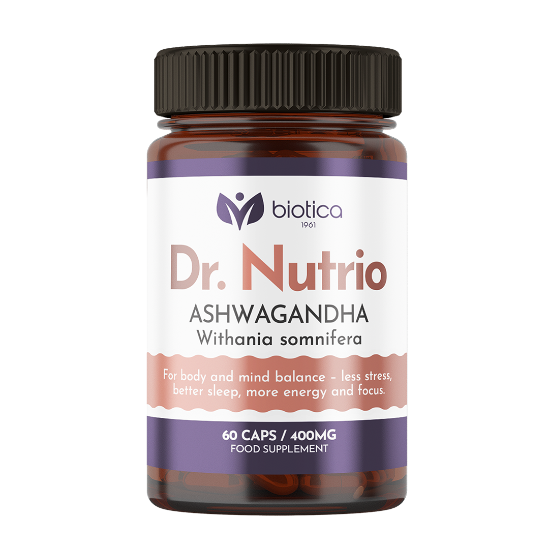 Biotica - Ашваганда - Намалява стреса и подобрява паметта