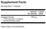 Astragalus 500 mg - 120 капсули - Feel You