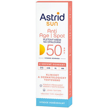 Astrid - Anti Age I Spot SPF 50 - Pleťový krém na opalování - 50ml - Feel You