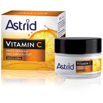 Astrid - Anti-wrinkle night cream for radiant skin with Vitamin C - 50ml - Feel You