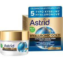 Astrid - Hyaluronic Gold Cream - anti-wrinkle plumping night cream - 50ml - Feel You