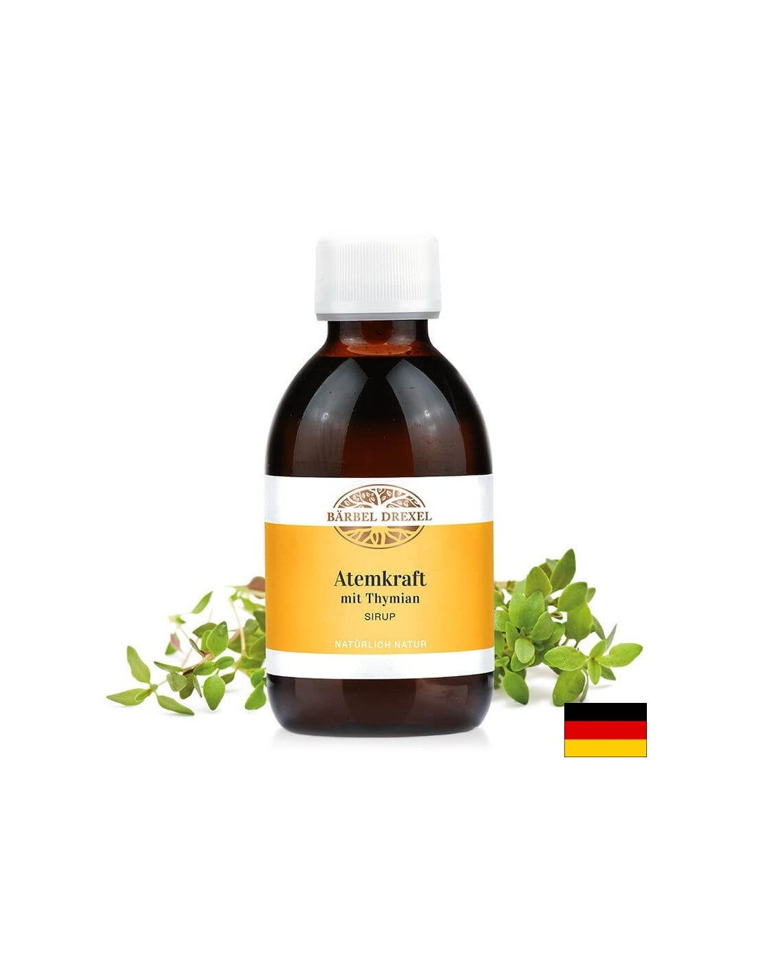 Atemkraft mit Thymian Sirup / Сироп с мащерка за дихателната система, 200 ml Bärbel Drexel - Feel You