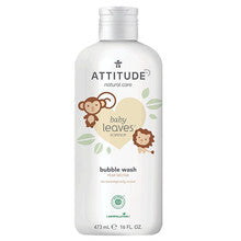 Attitude - Baby Leaves Kids Bath Foam with Pear Juice Scent 473 ml - NEW - Feel You