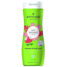 Attitude - Dětské tělové mýdlo a šampon (2 v 1) Little Leaves s vůní melounu a kokosu 473 ml - Feel You