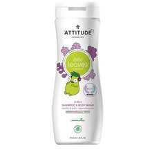 Attitude - Dětské tělové mýdlo a šampon (2 v 1) Little Leaves s vůní vanilky a hrušky 473 ml - Feel You