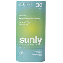 Attitude - Sunly Mineral Sunscreen Stick SPF 30 - fragrance-free - 60.0g - Feel You