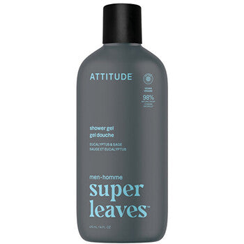 Attitude - Super Leaves Eucalyptus & Sage Shower Gel - men - 415ml - Feel You