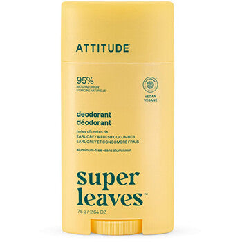 Attitude - Super leaves Earl Grey & Okurka - Přírodní deodorant - 75.0g - Feel You
