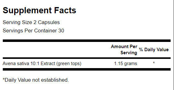 Avena Sativa Male Stamina - Max Strength 575 mg - 60 капсули - Feel You