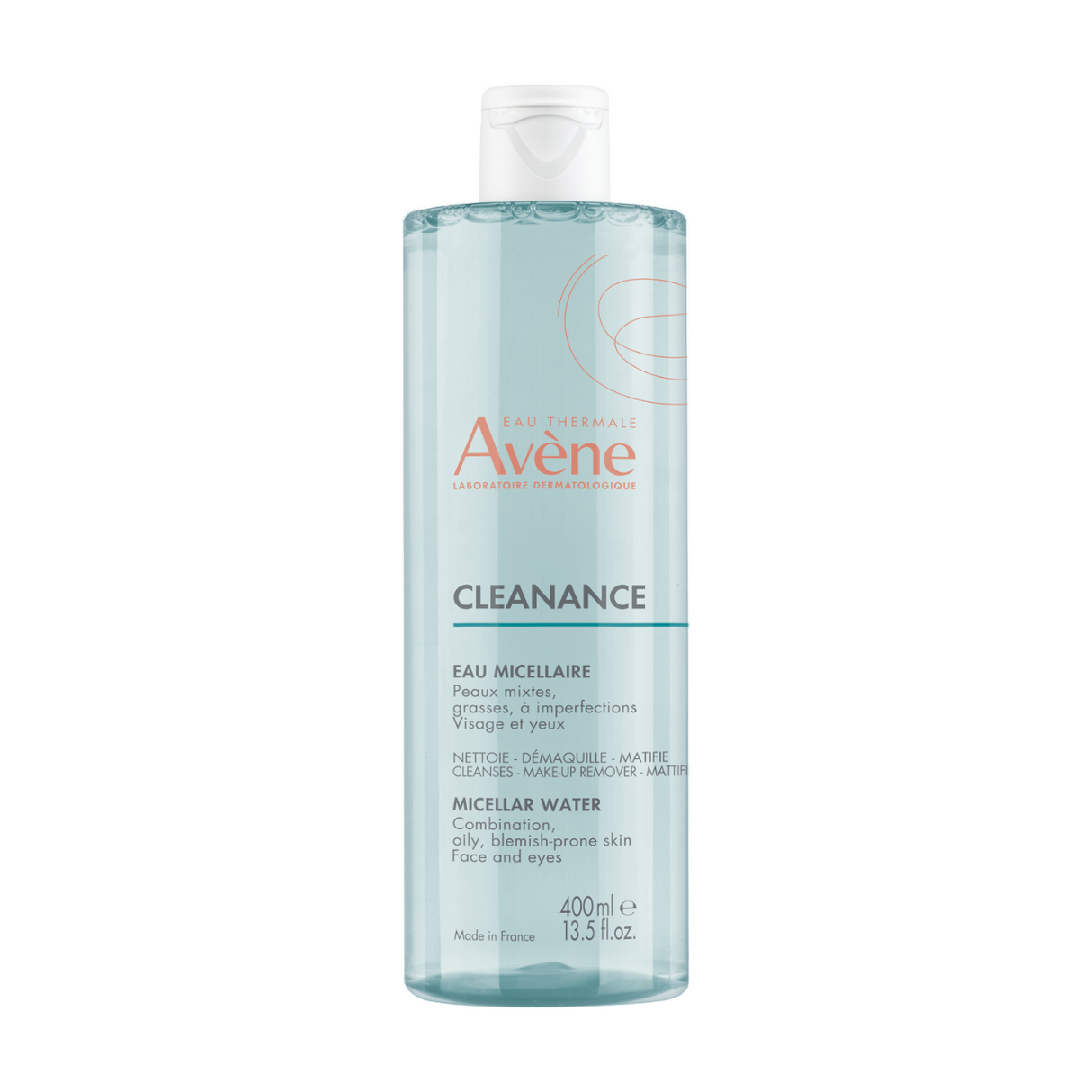 Avene, Cleanance, Makeup Removing, Micellar Water, All Skin Types, 400 ml - Feel You