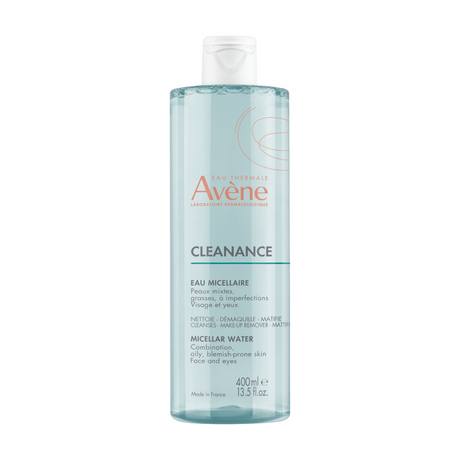 Avene, Cleanance, Makeup Removing, Micellar Water, All Skin Types, 400 ml - Feel You