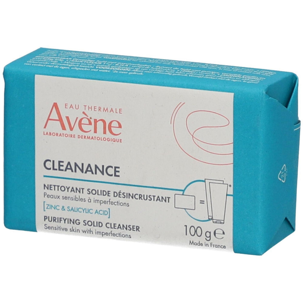 Avene, Cleanance, Purifying, Soap Bar, For Face, 100 g - Feel You
