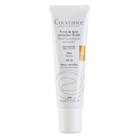 Avene, Couvrance, Liquid Foundation, 4.0, Honey, 20 SPF, 30 ml - Feel You