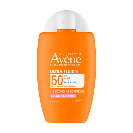 Avene, Ultra Fluid, Radiance, Fluid, For Face, SPF 50+, 50 ml - Feel You