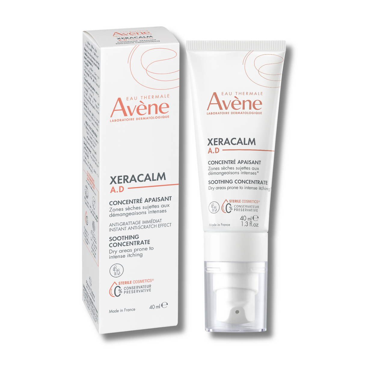 Avene, XeraCalm A.D, Anti-Scratching & Soothing, Concentrate, 40 ml - Feel You