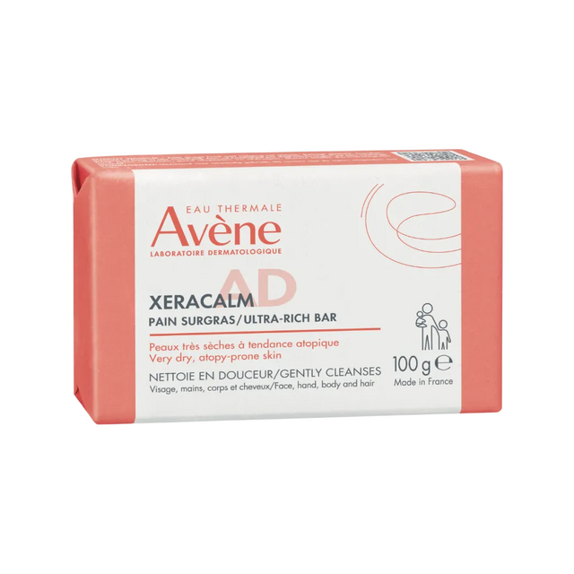 Avene, XeraCalm A.D, Gentle Cleansing, Cleansing Bar, For Face, 100 g - Feel You