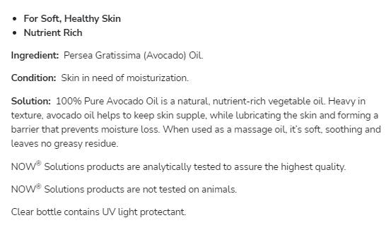 Avocado Oil | 100% Pure Moisturizing Oil - 473 мл - Feel You