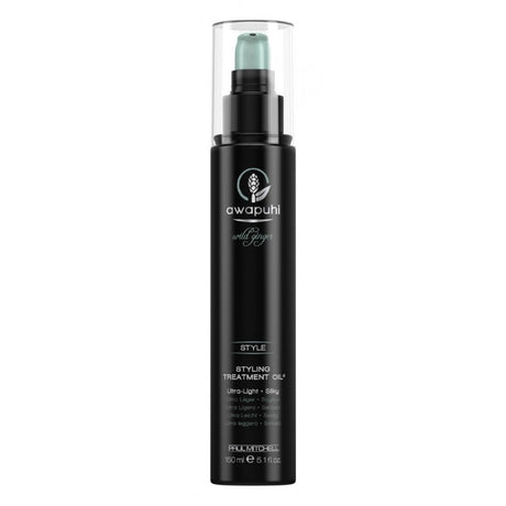 Awapuhi Wild Ginger By Paul Mitchell, Style, Paraben-Free, Hair Oil Treatment, Soft & Silky Texture, 150 ml - Feel You