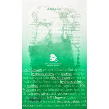 Axis-Y - Green Vital Energy Complex Sheet Mask - Plátýnková maska - 27ml - Feel You