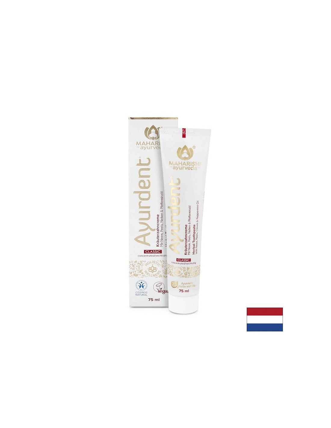 Ayurdent Kräuterzahncreme (classic) Ayurveda - Аюрведична билкова паста за зъби (класическа), 75 ml - Feel You