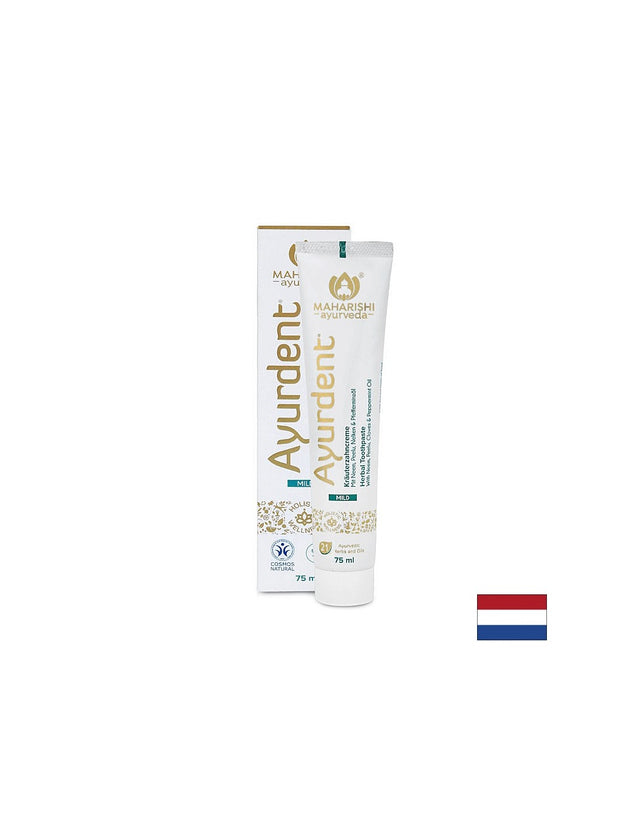 Ayurdent Kräuterzahncreme (mild) Ayurveda - Аюрведична билкова паста за зъби (мека), 75 ml - Feel You
