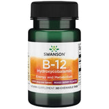 B-12 Hydroxycobalamin 1000 mcg 60 Дъвчащи таблетки - Feel You