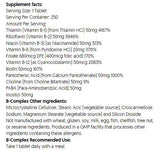 B-Complex | Nervous System Health - 250 Таблетки - Feel You