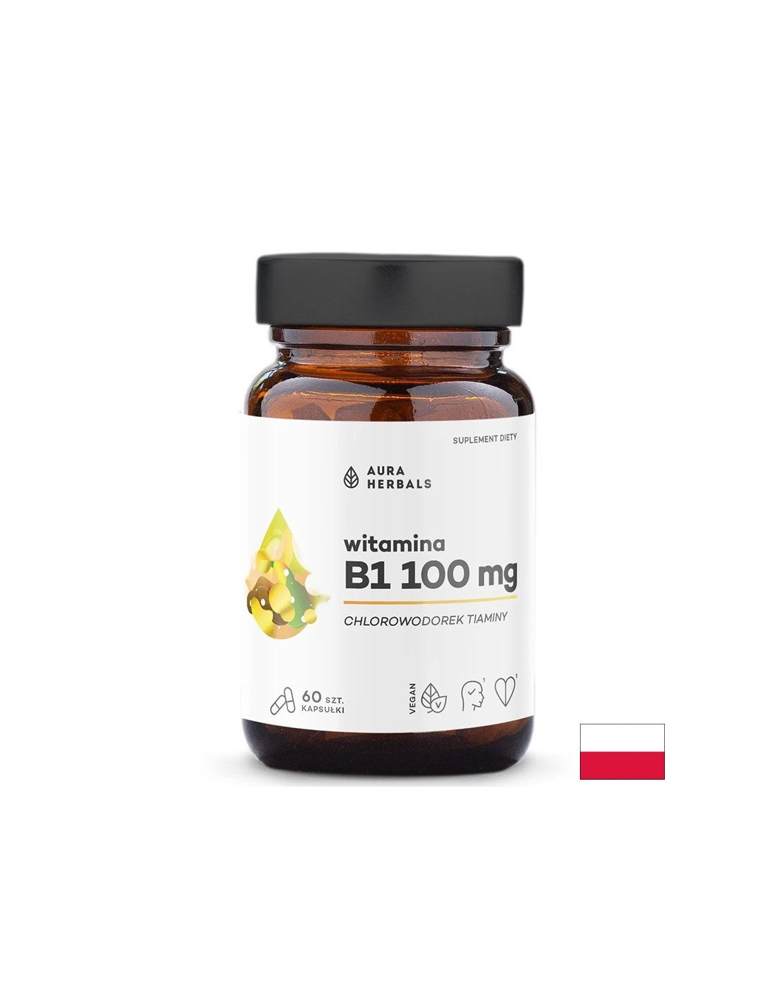 Витамин B1 Повече енергия и здрава нервна система 100 mg, 60 капсули - Feel You