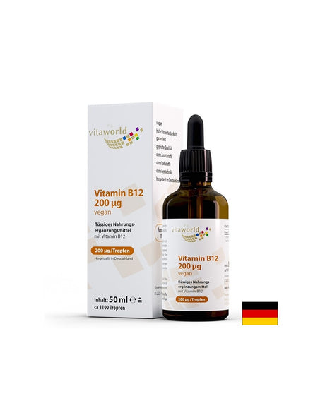 Нервна система - Витамин B12 200 µg, 50 ml капки - Feel You