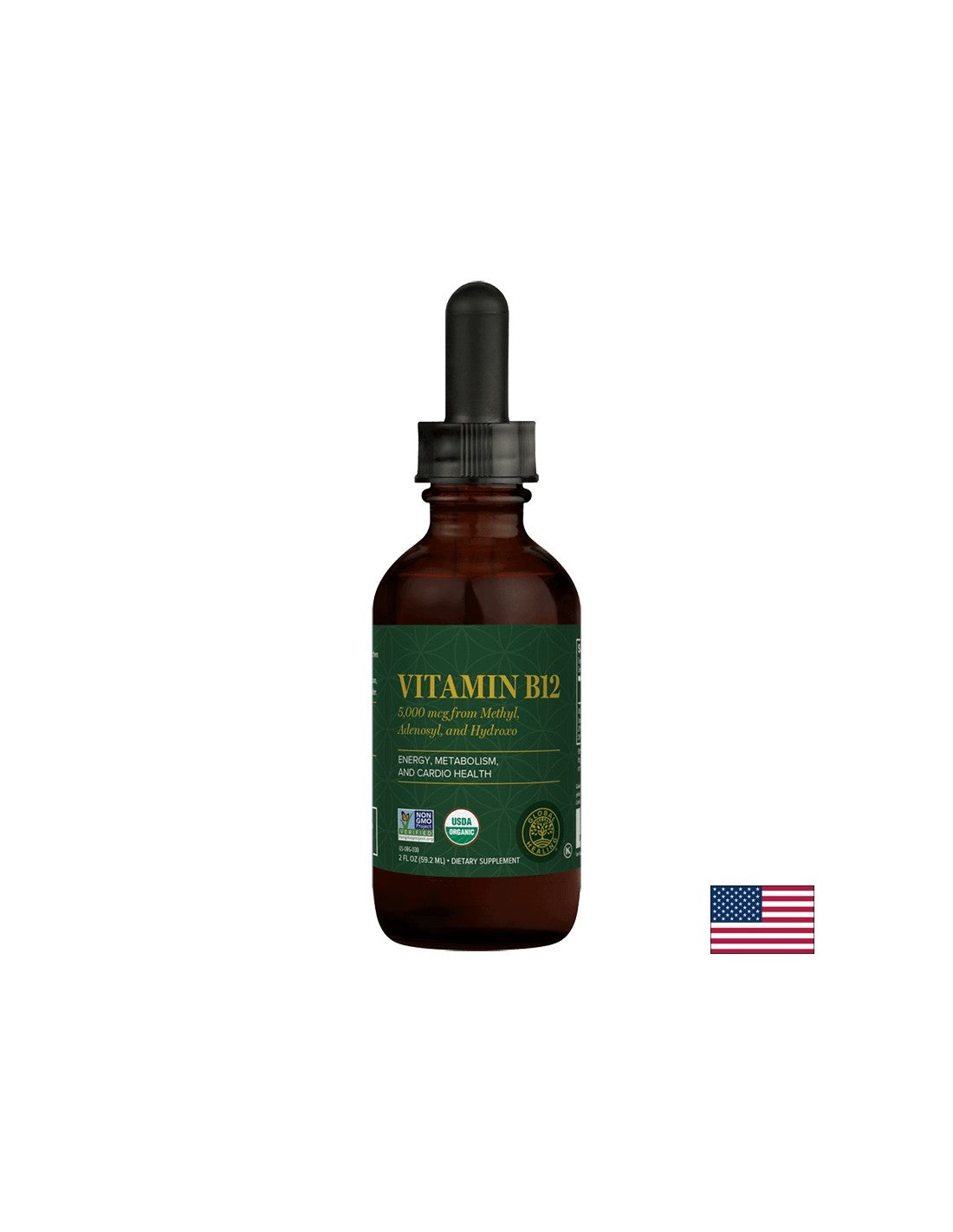 Нервна система - Витамин B12, 5000 µg, 29.6 ml капки - Feel You