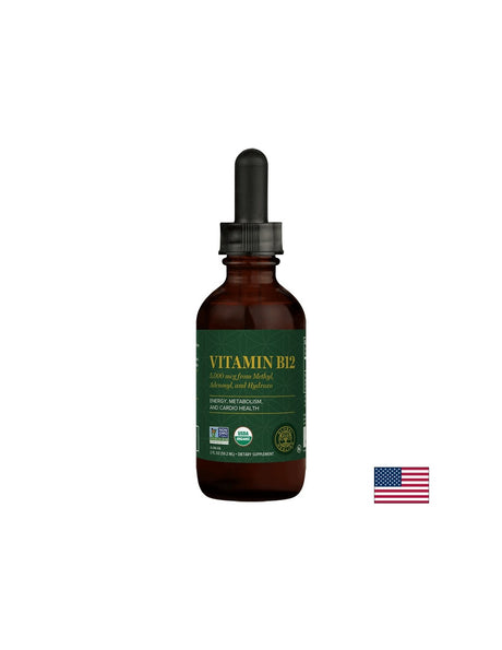 Нервна система - Витамин B12, 5000 µg, 29.6 ml капки - Feel You