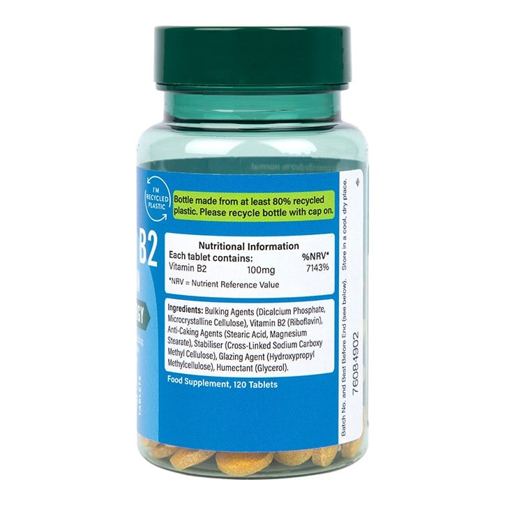 Витамин B2 (Vitamin B2) 100mg 120 таблетки, H&B - Feel You