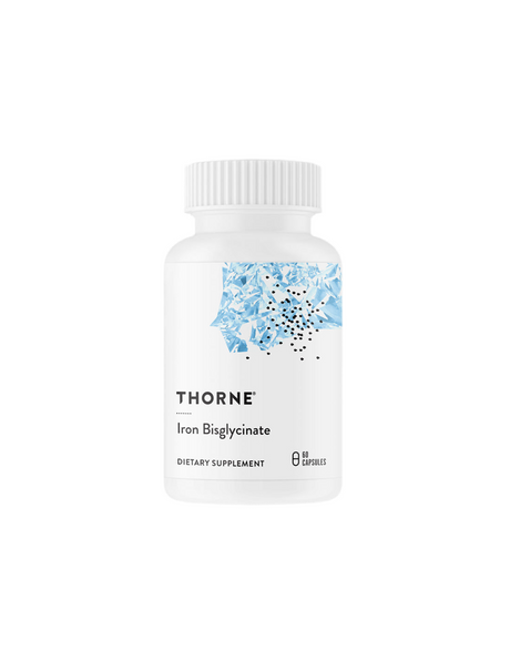 Желязодефицитна анемия - Желязо (бисглицинат), 25 mg х 60 капсули Thorne - Feel You