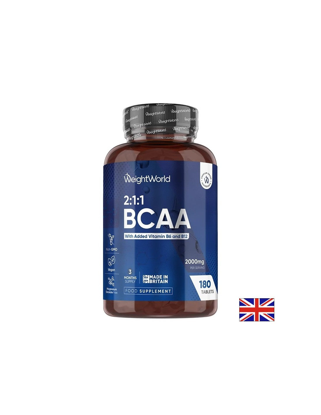 BCAA Мускулно възстановяване и издръжливост 180 таблетки - Feel You