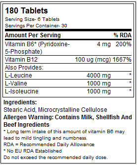 BCAA 6000 - 180 Таблетки - Feel You