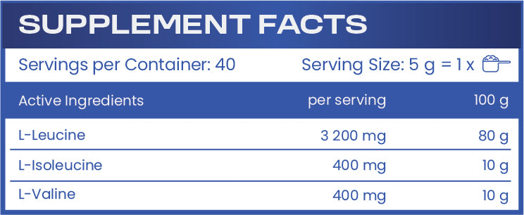 BCAA 8:1:1 - 200 g - Feel You