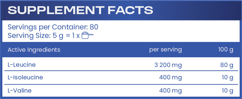 HS LABS - BCAA 8:1:1 - 400 g
