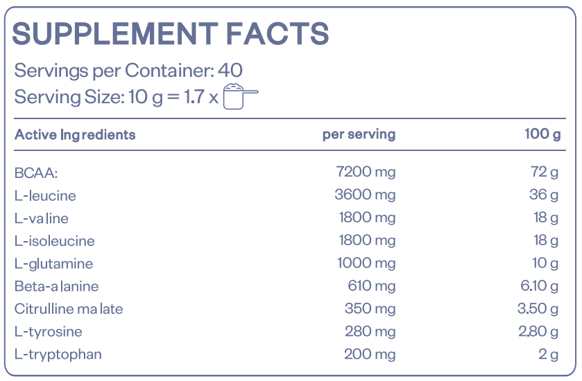 BCAA ENERGY - 400 g - Feel You