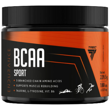 BCAA Endurance Sport Caps | with L-Tyrosine - 180 капсули - Feel You