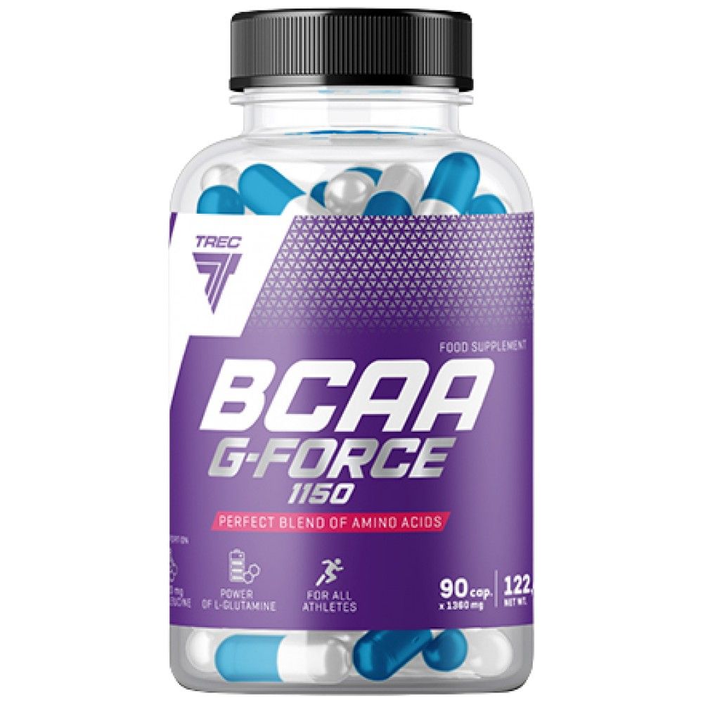 BCAA G-Force 1150 | BCAA + Glutamine Caps - 180 капсули - Feel You