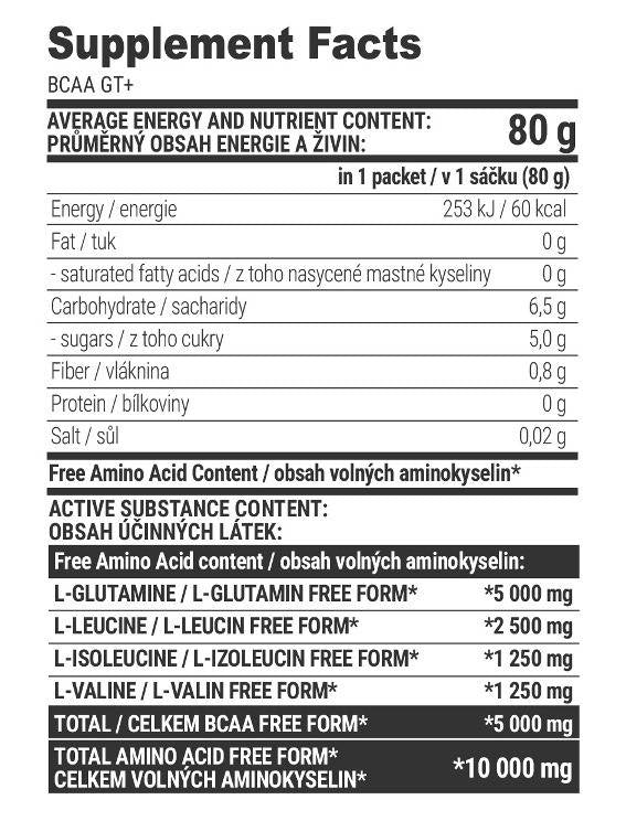 BCAA GT+ - 80 грама - Feel You