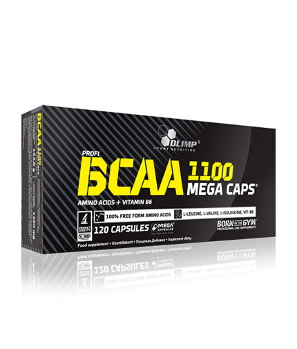 BCAA Mega Caps 1100 mg / 120 Caps - Feel You