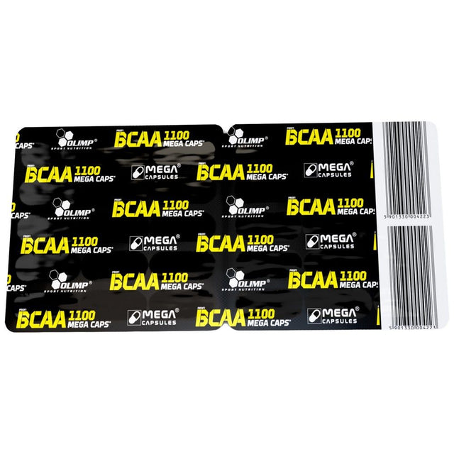 BCAA Mega Caps 1100 - 30 капсули - Feel You