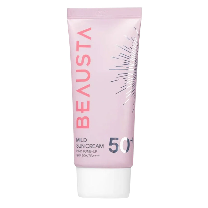 BEAUSTA Mild Sun Cream Pink Tone-Up SPF50+ 50 ml - Feel You